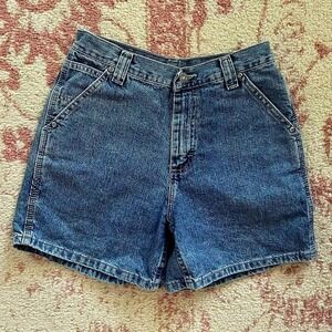 Vintage 90s Medium Wash Denim Mom Shorts